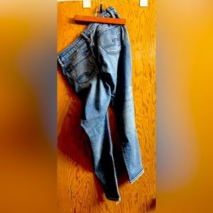 Ladies silver jeans size 29